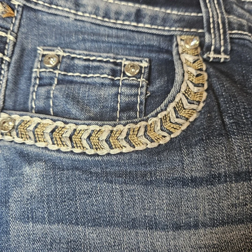 NWT Westfield Eagle Womwns Jeans Bootcut Western Bling‎ Rodeo Embellished Size 5